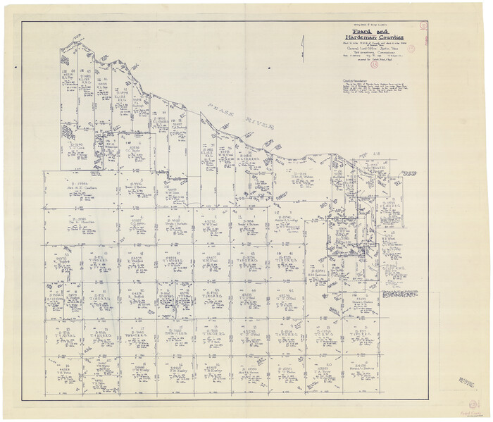 69204, Foard County Working Sketch 13, General Map Collection
