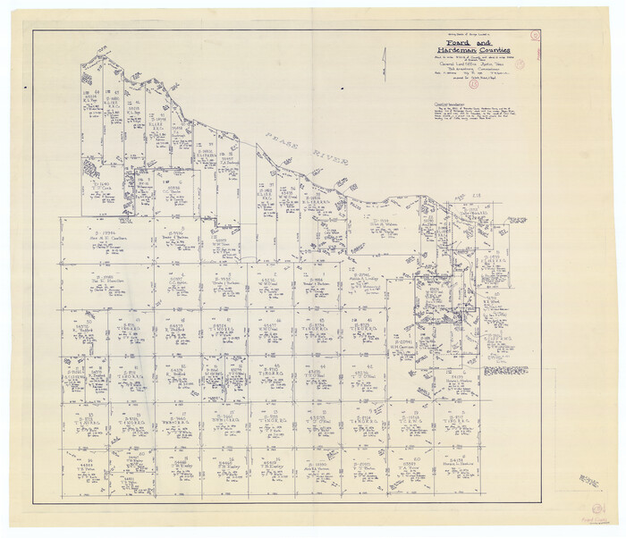 69204, Foard County Working Sketch 13, General Map Collection