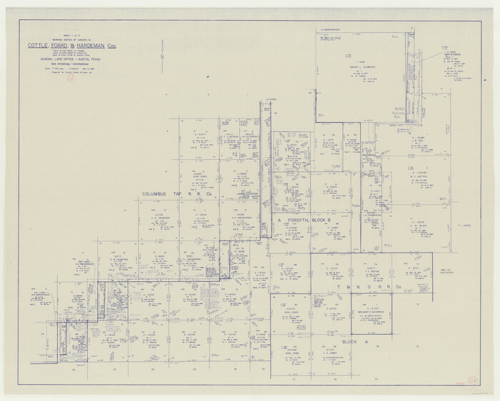 69205, Foard County Working Sketch 14, General Map Collection