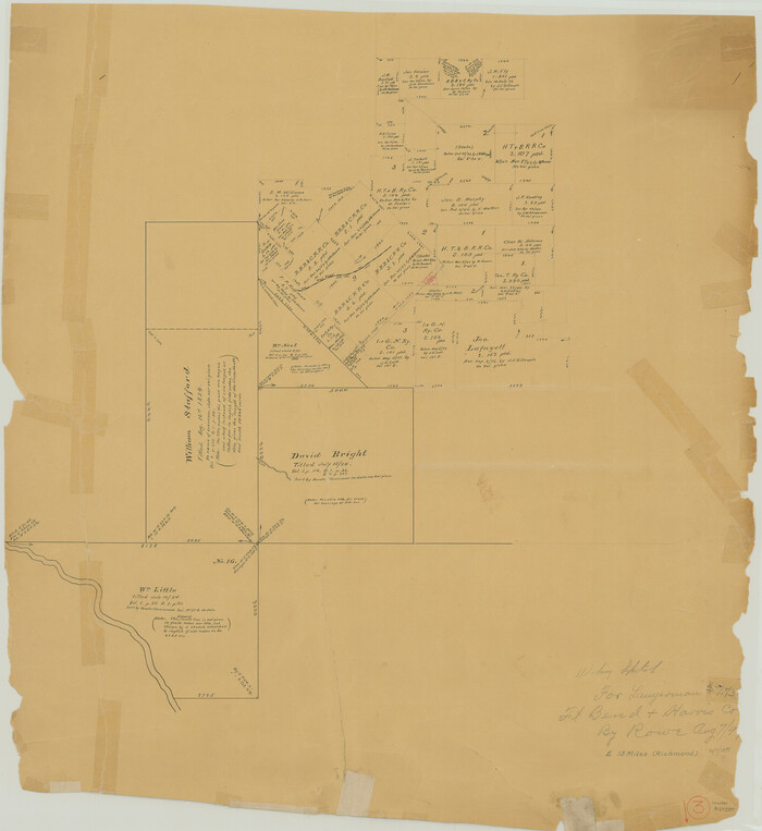 69209, Fort Bend County Working Sketch 3, General Map Collection