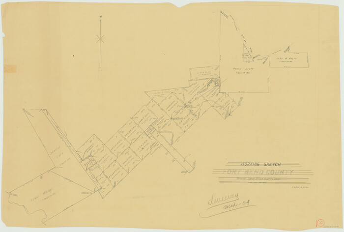 69210, Fort Bend County Working Sketch 4, General Map Collection
