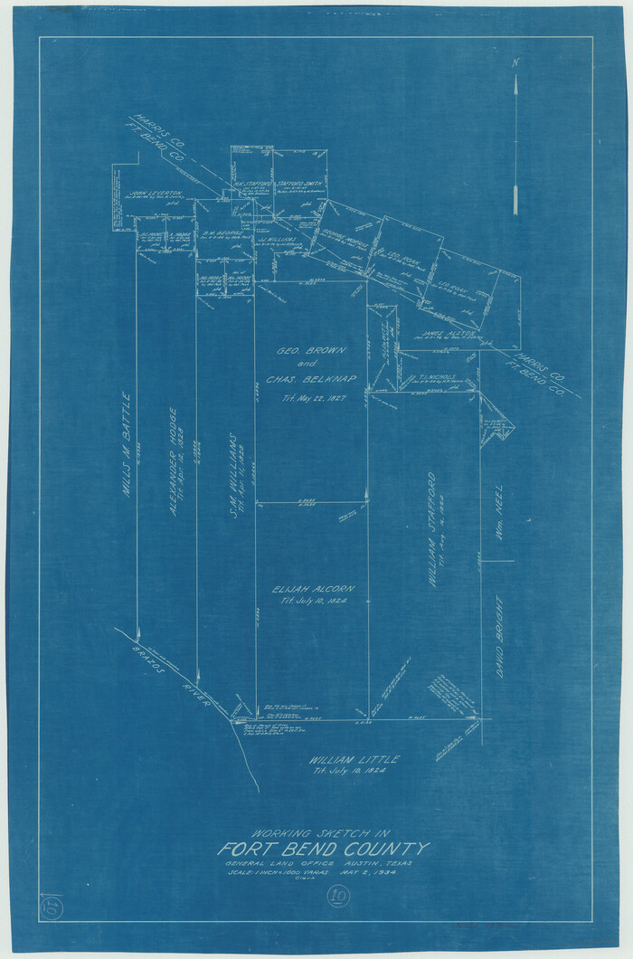 69216, Fort Bend County Working Sketch 10, General Map Collection