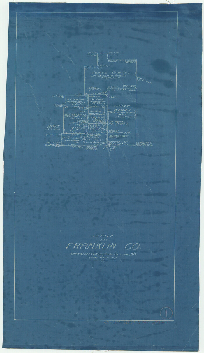 69239, Franklin County Working Sketch 1, General Map Collection