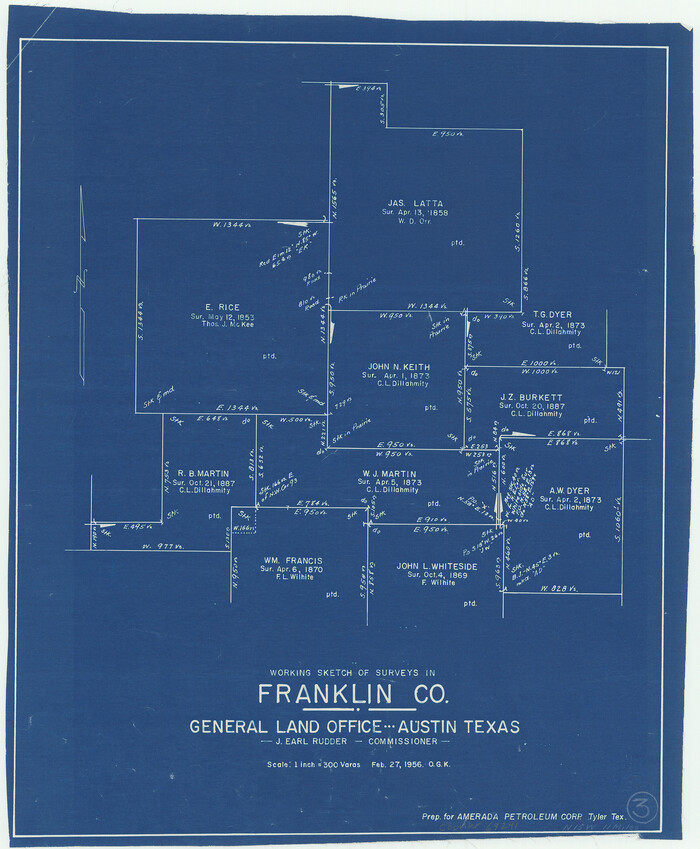 69241, Franklin County Working Sketch 3, General Map Collection