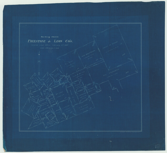 69268, Freestone County Working Sketch 26, General Map Collection