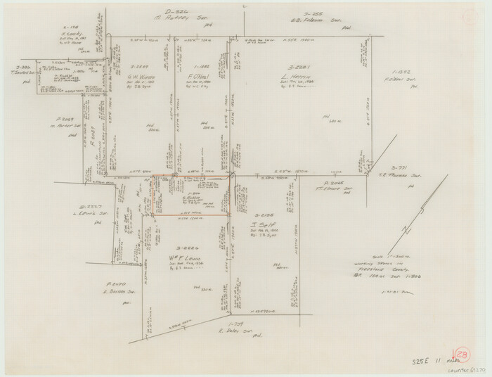69270, Freestone County Working Sketch 28, General Map Collection