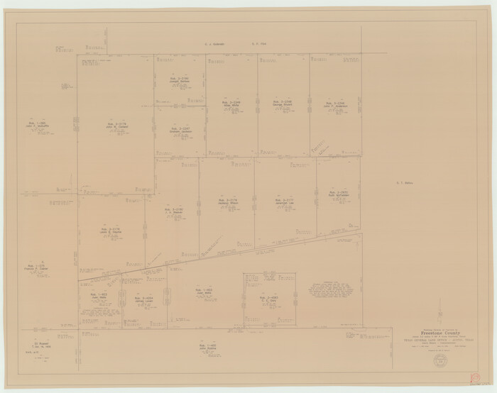69271, Freestone County Working Sketch 29, General Map Collection