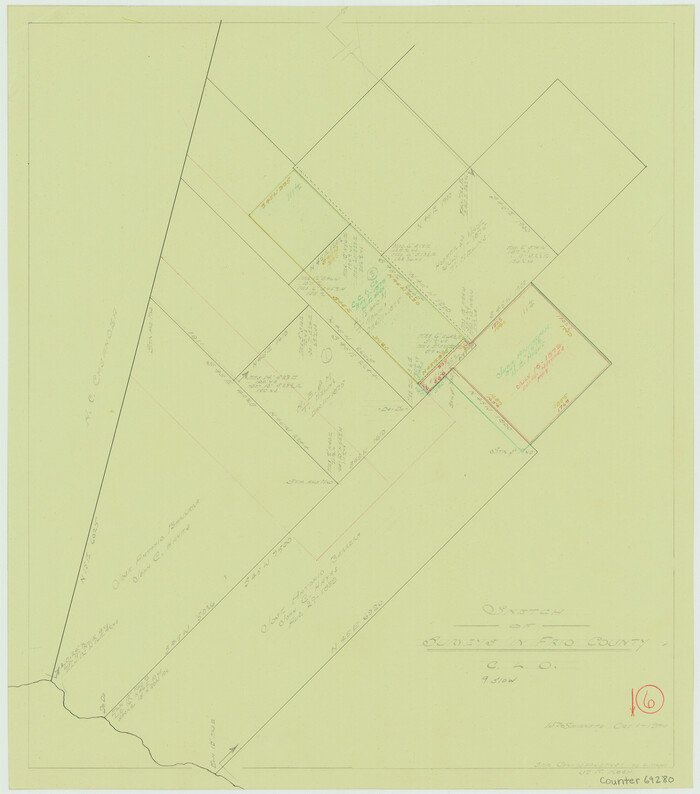 69280, Frio County Working Sketch 6, General Map Collection