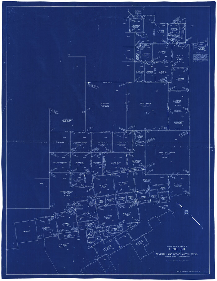 69286, Frio County Working Sketch 12, General Map Collection
