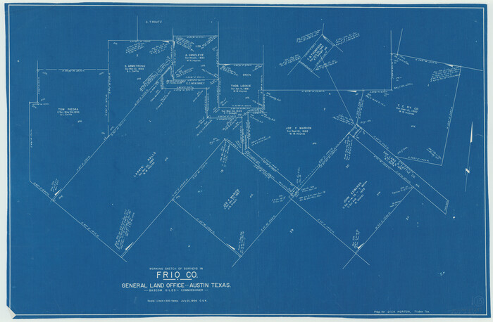 69287, Frio County Working Sketch 13, General Map Collection
