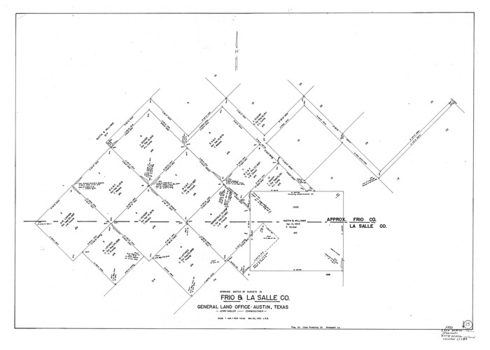 69289, Frio County Working Sketch 15, General Map Collection