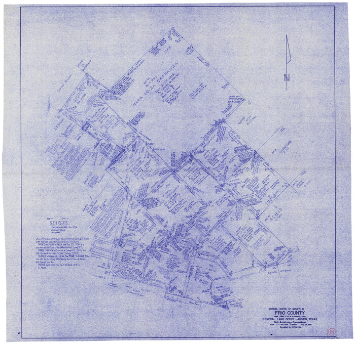 69292, Frio County Working Sketch 18, General Map Collection

