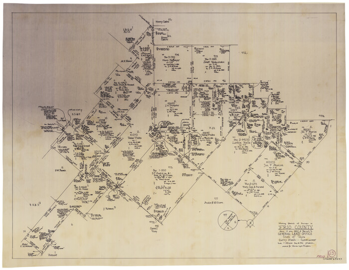 69297, Frio County Working Sketch 23, General Map Collection