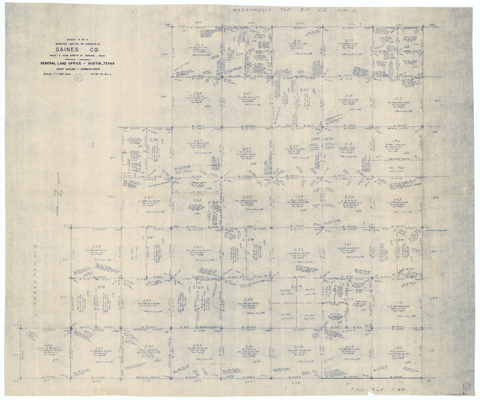 69321, Gaines County Working Sketch 21, General Map Collection