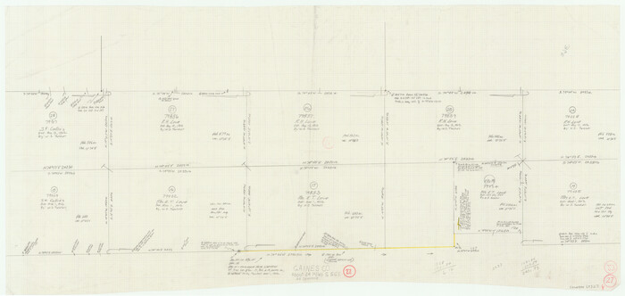 69327, Gaines County Working Sketch 27, General Map Collection