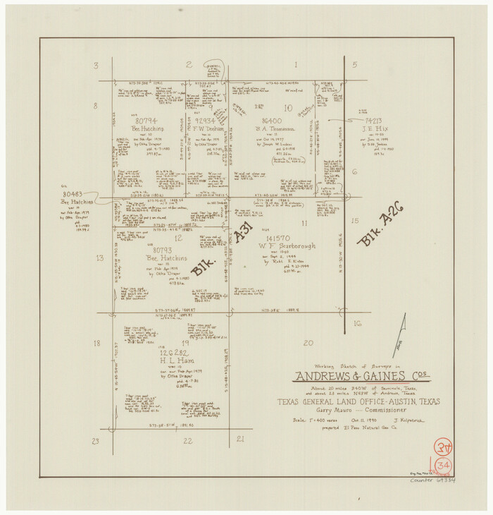 69334, Gaines County Working Sketch 34