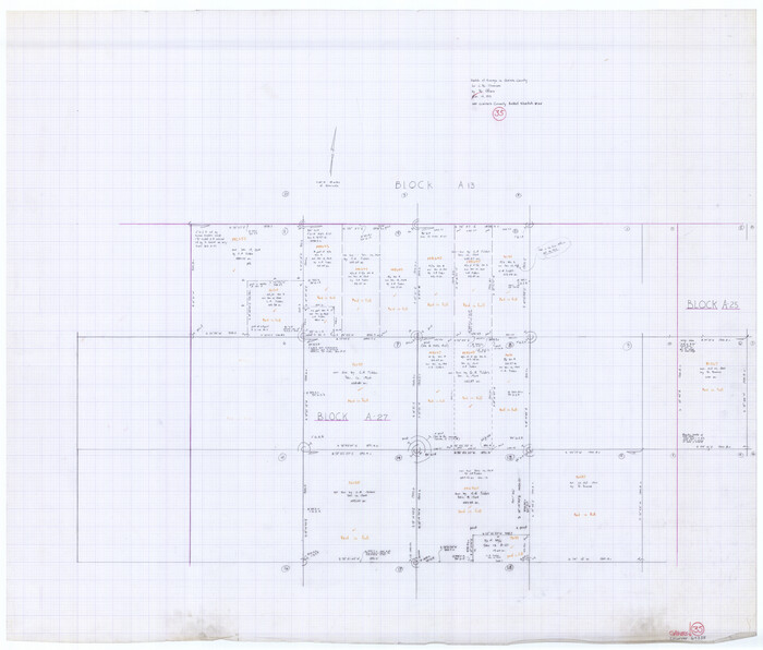 69335, Gaines County Working Sketch 35, General Map Collection