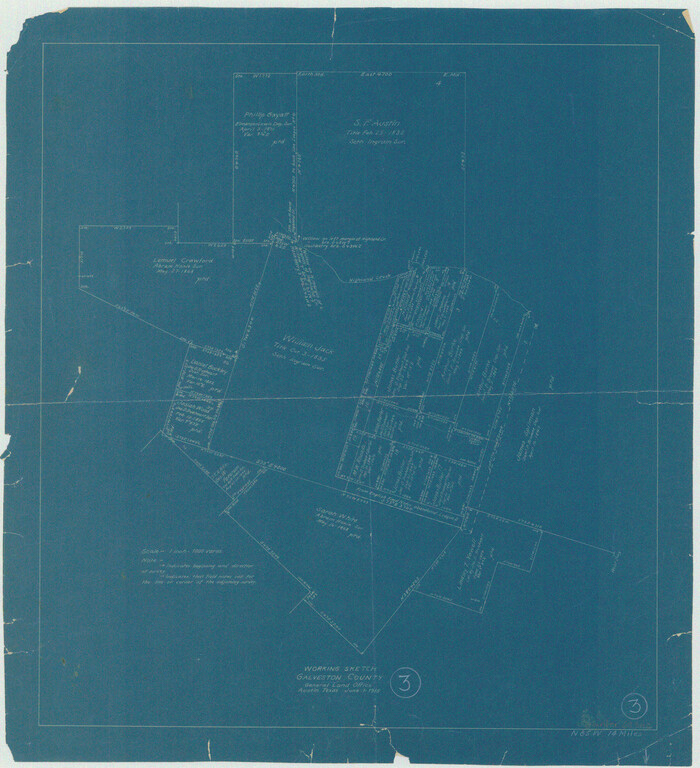 69340, Galveston County Working Sketch 3, General Map Collection