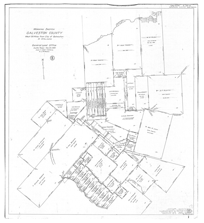 69345, Galveston County Working Sketch 8, General Map Collection