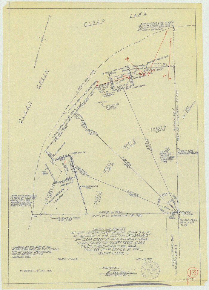 69350, Galveston County Working Sketch 13, General Map Collection