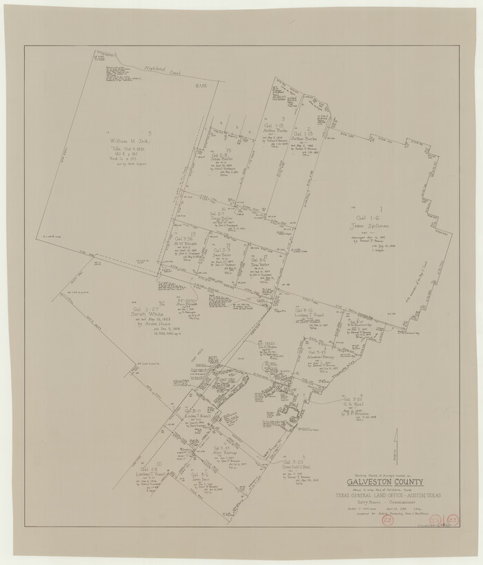 69360, Galveston County Working Sketch 23, General Map Collection