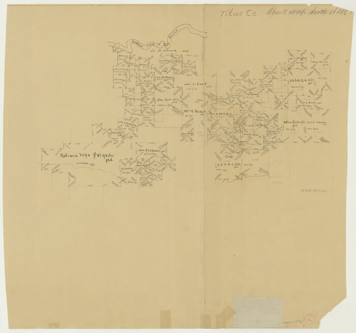 69363, Titus County Working Sketch 2, General Map Collection