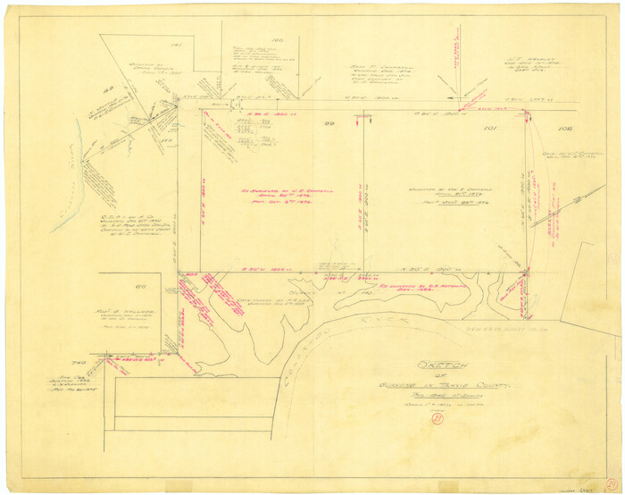 69403, Travis County Working Sketch 19, General Map Collection