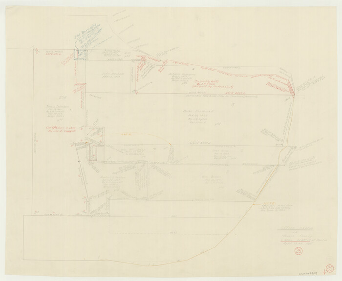 69409, Travis County Working Sketch 25, General Map Collection