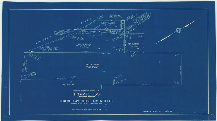 69411, Travis County Working Sketch 27, General Map Collection