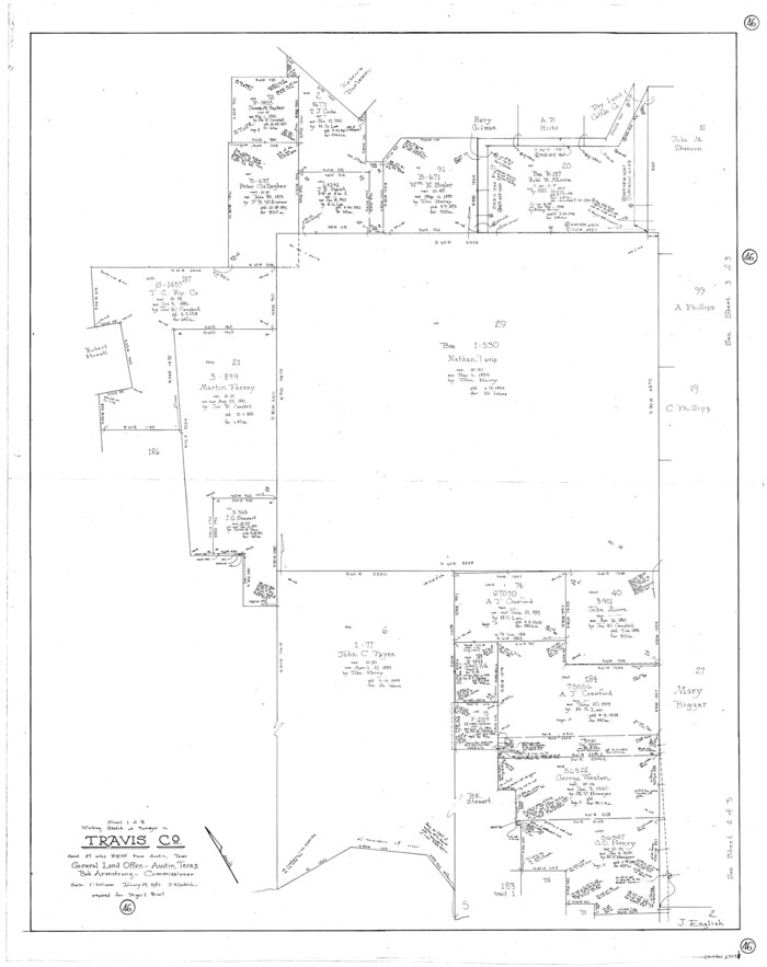 69430, Travis County Working Sketch 46, General Map Collection