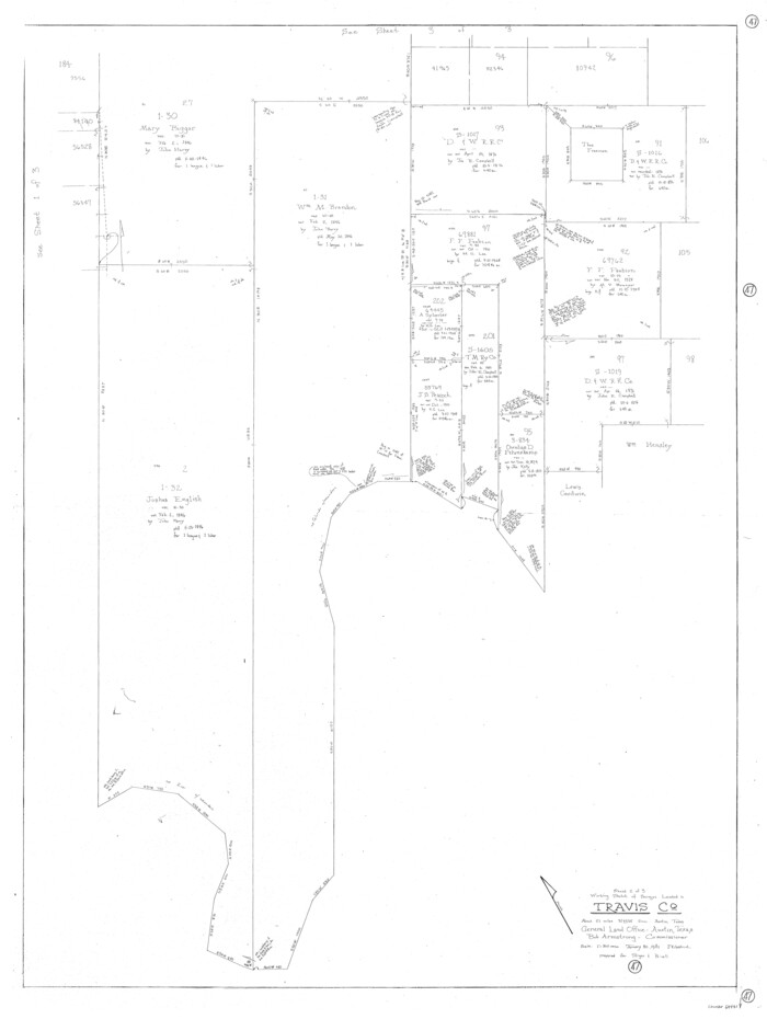 69431, Travis County Working Sketch 47, General Map Collection