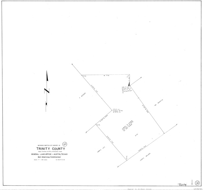 69464, Trinity County Working Sketch 15, General Map Collection