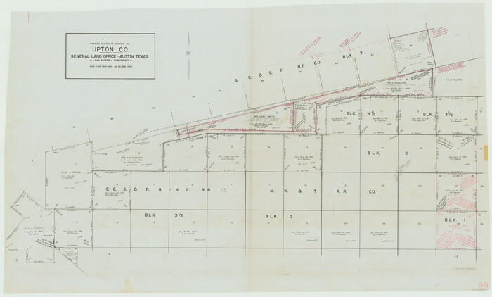 69530, Upton County Working Sketch 34, General Map Collection