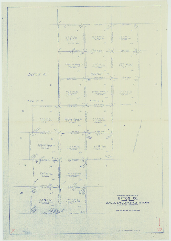 69531, Upton County Working Sketch 35, General Map Collection
