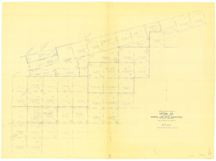 69537, Upton County Working Sketch 41, General Map Collection