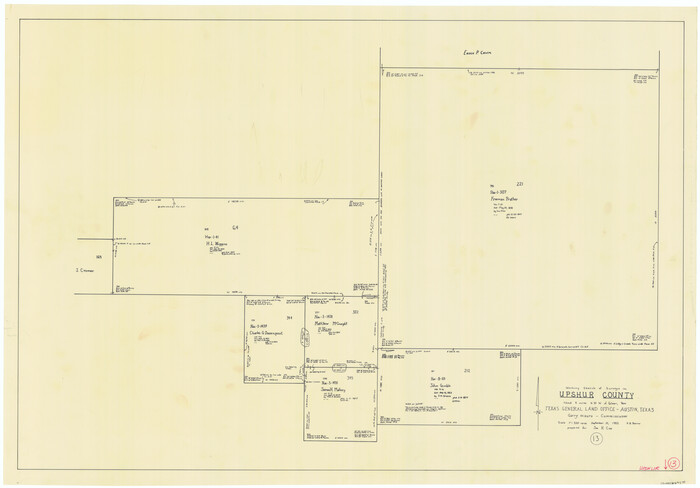 69570, Upshur County Working Sketch 13, General Map Collection