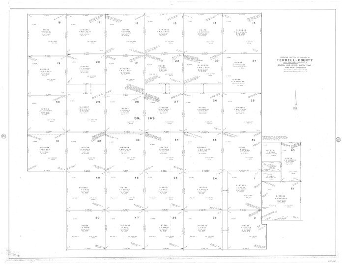 69600, Terrell County Working Sketch 79, General Map Collection
