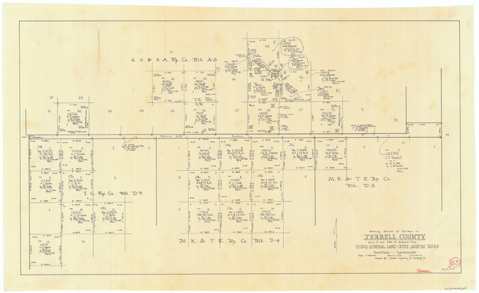 69604, Terrell County Working Sketch 83, General Map Collection