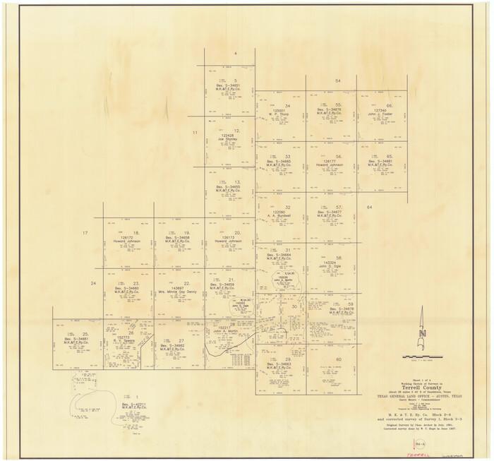 69605, Terrell County Working Sketch 84a, General Map Collection