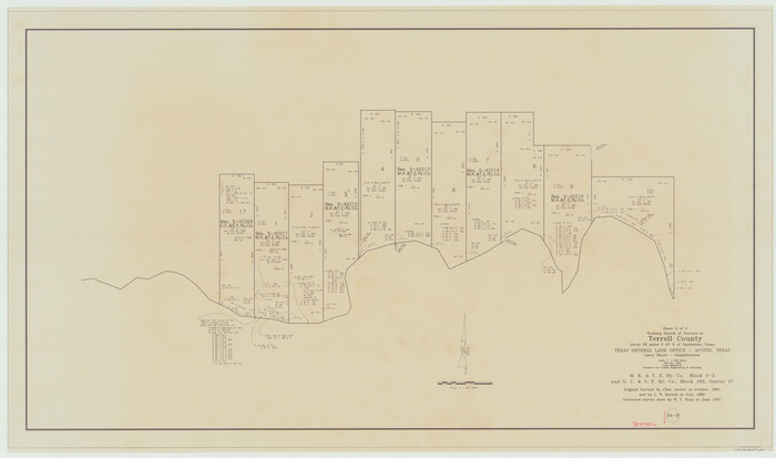 69606, Terrell County Working Sketch 84b, General Map Collection