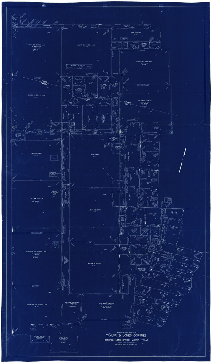 69618, Taylor County Working Sketch 8, General Map Collection
