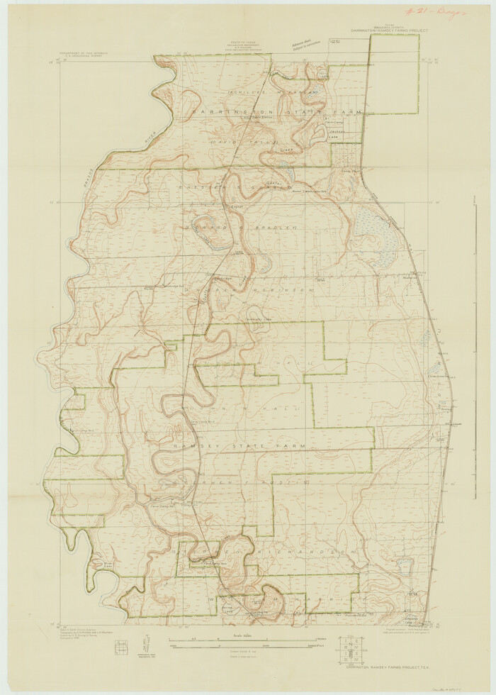 69677, Brazos River, Darrington-Ramsey Farms Project, General Map Collection
