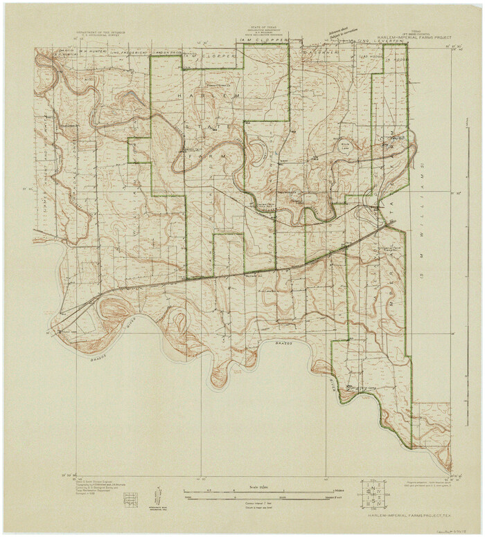 69678, Brazos River, Harlem-Imperial Farms Project, General Map Collection