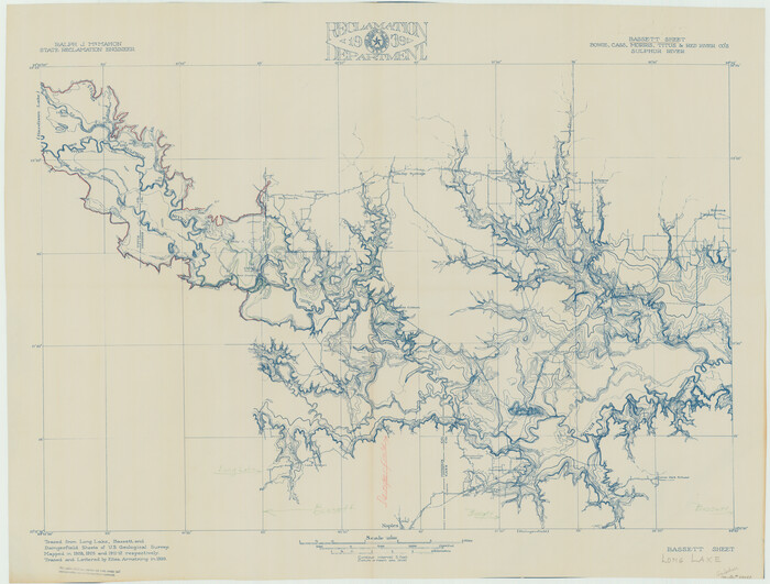69683, Sulphur River, Bassett Sheet, General Map Collection