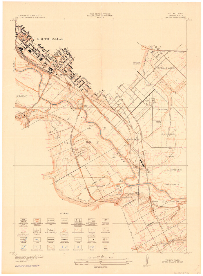 69684, Trinity River, South Dallas Sheet, General Map Collection