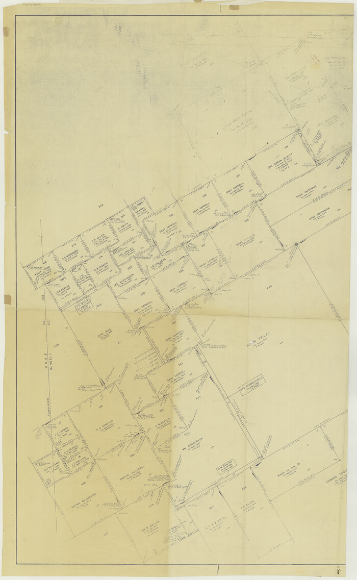 69712, Runnels County Working Sketch 9, General Map Collection