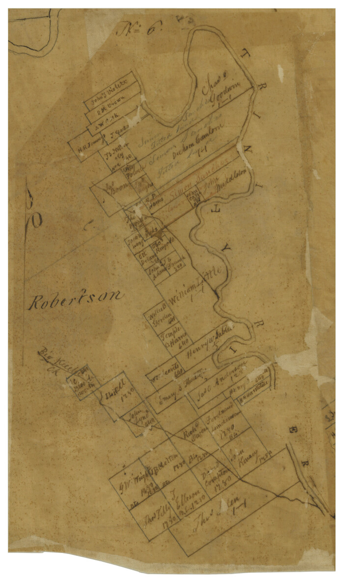 69753, [Surveys between Big Keechi Creek and the Trinity River], General Map Collection
