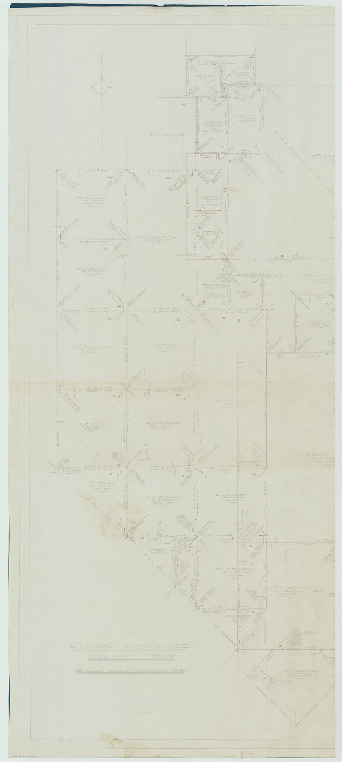 69762, Van Zandt County Working Sketch 6a, General Map Collection
