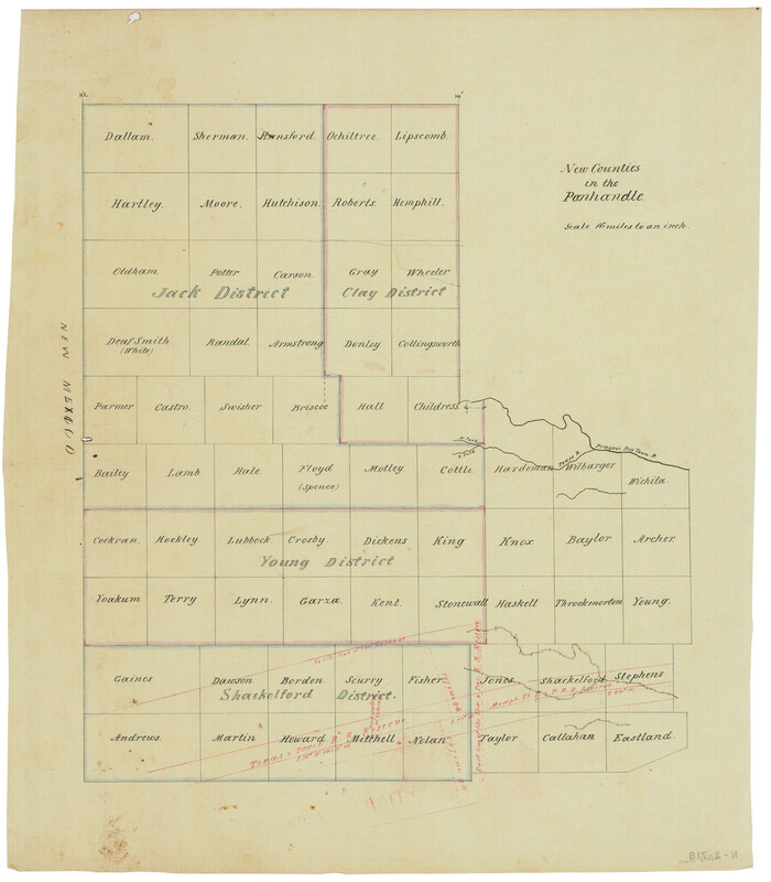 69765, New Counties in the Panhandle, General Map Collection