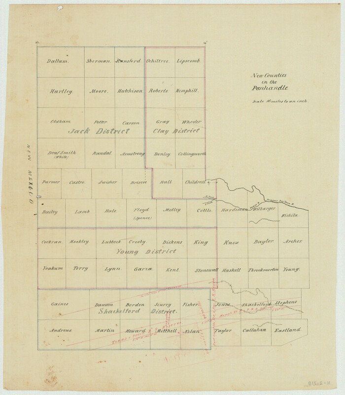 69765, New Counties in the Panhandle, General Map Collection